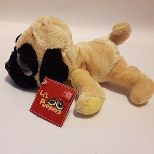 Russ Lil Peepers Pippin Pug Plush Toy NWT